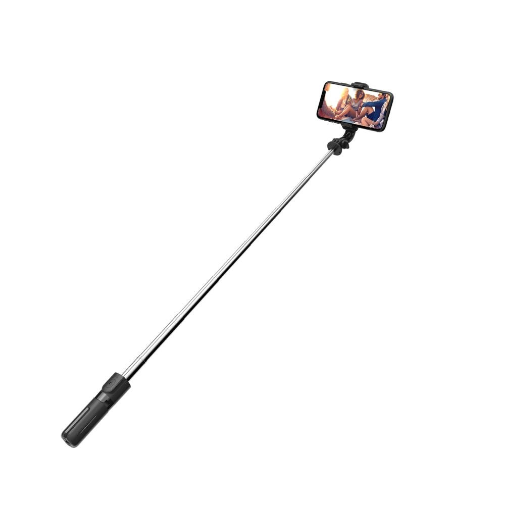 Tech-Protect L02S Bluetooth selfie stick with tripod up to 72cm - black_1