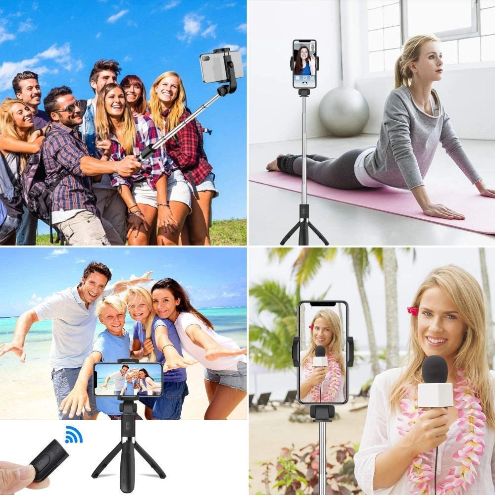 Tech-Protect L02S Bluetooth selfie stick with tripod up to 72cm - black_5