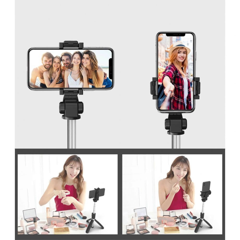 Tech-Protect L02S Bluetooth selfie stick with tripod up to 72cm - black_6