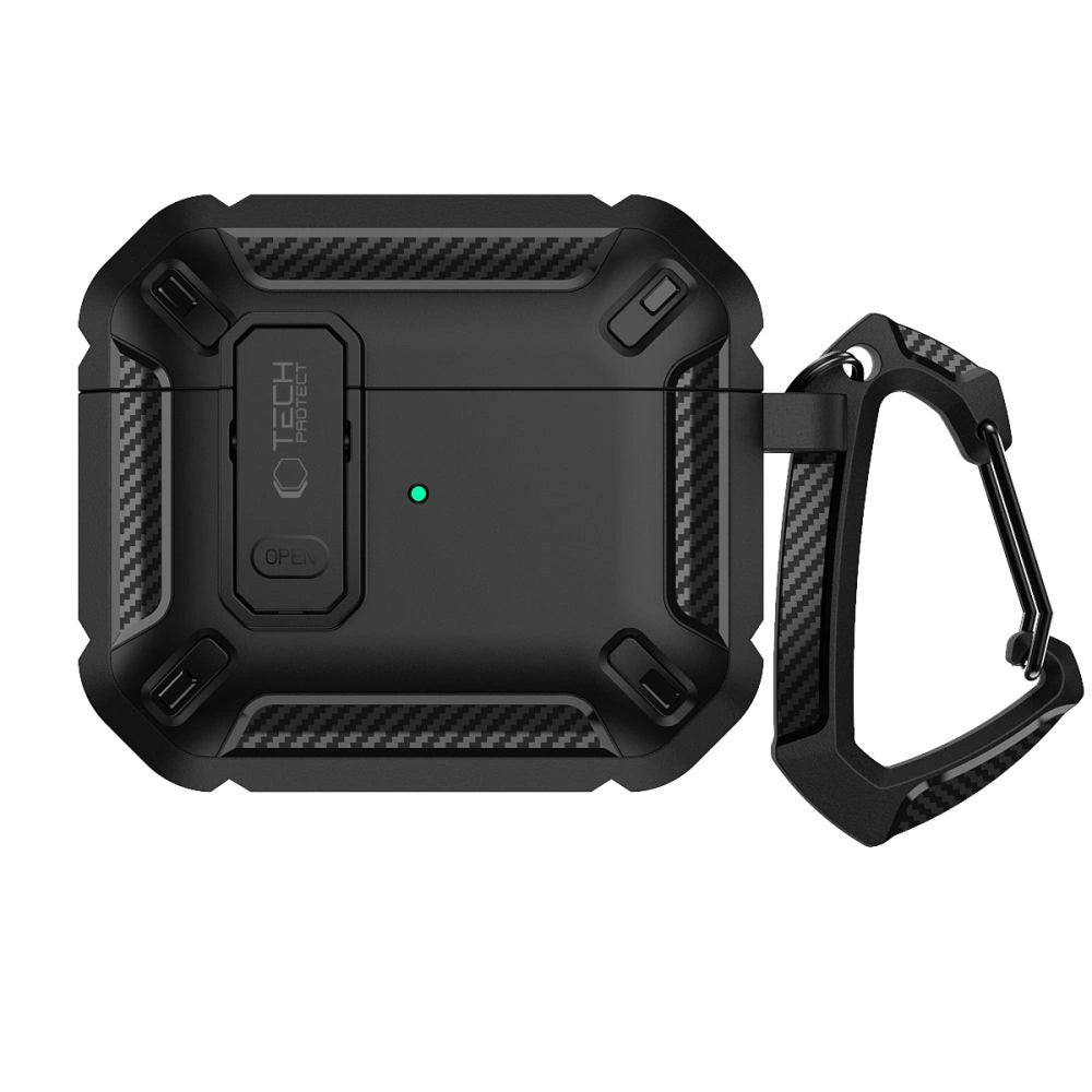 Tech-Protect X-Carbo Case for AirPods Pro 1 / 2 - Black_1