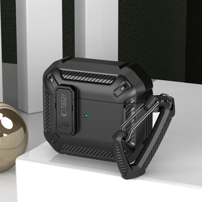 Tech-Protect X-Carbo Case for AirPods Pro 1 / 2 - Black_3