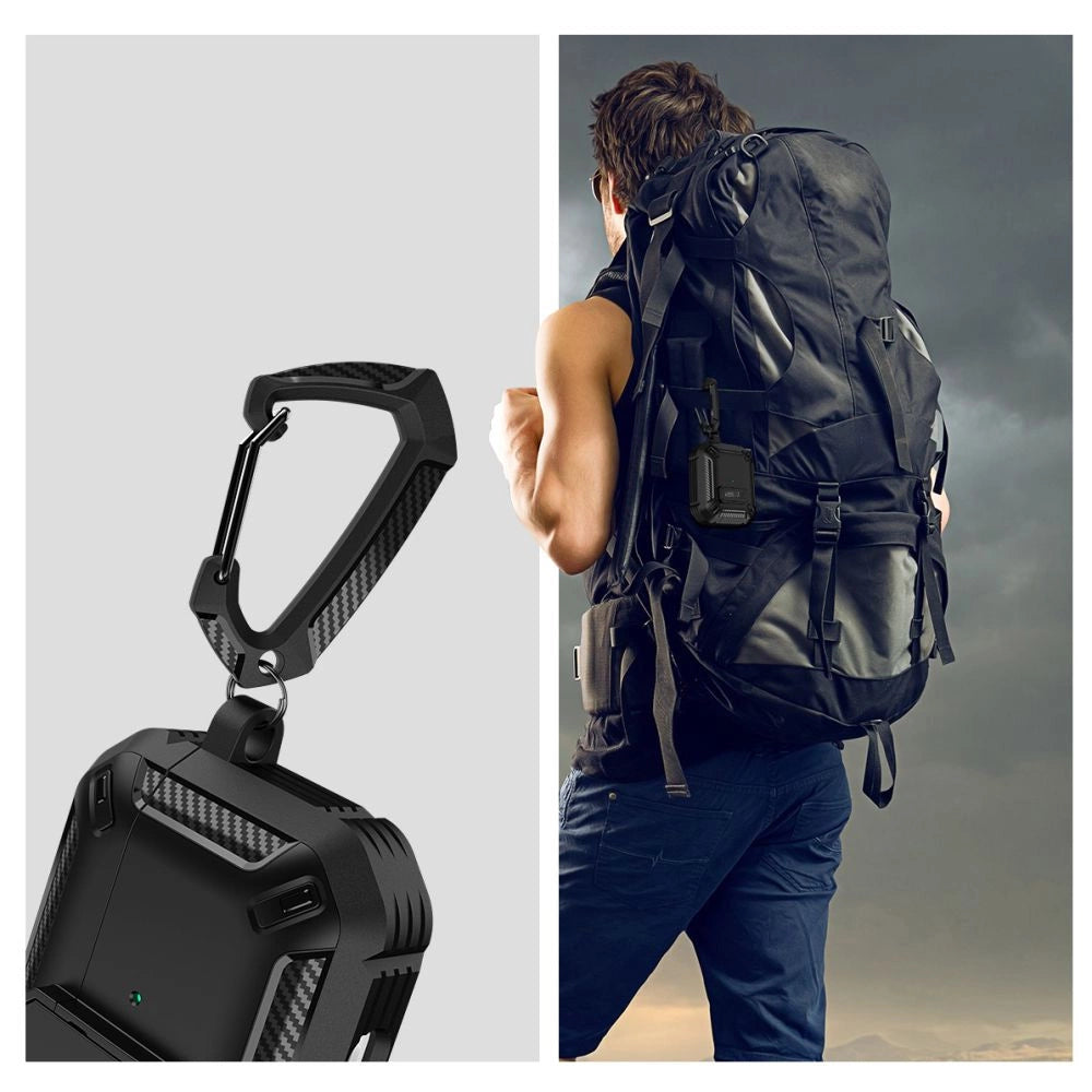 Tech-Protect X-Carbo Case for AirPods Pro 1 / 2 - Black_6