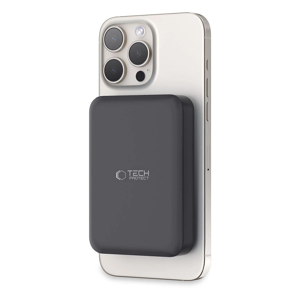 Tech-Protect LifeMag PB11 Powerbank with MagSafe 10000mAh 15W USB-C port - black + USB-C cable_8