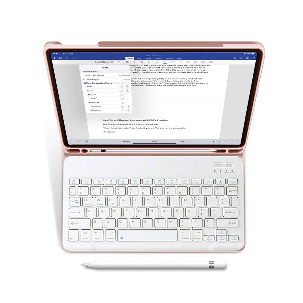 Tech-Protect SC Pen + Keyboard Case with Keyboard for iPad 10.9" 2022 - Pink_1