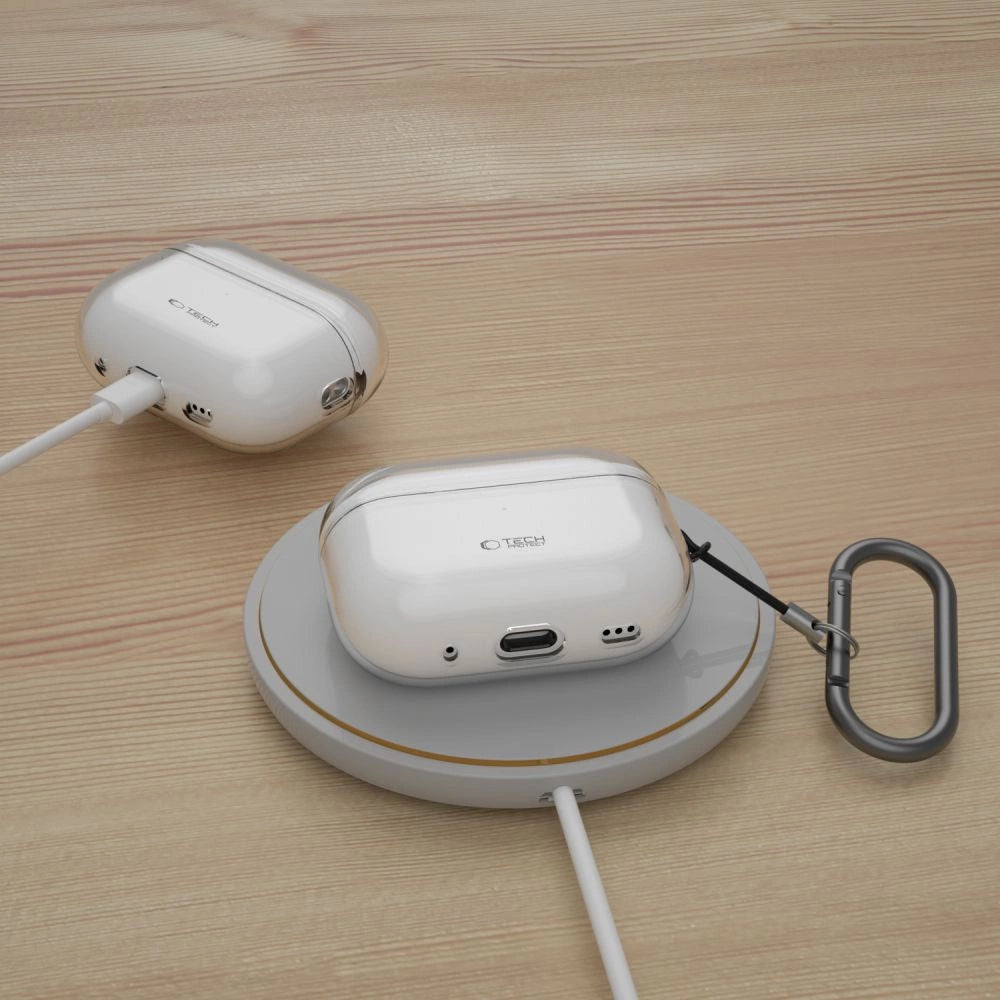 Tech-Protect FlexAir Case for Apple AirPods Pro 1 / 2 - Clear_3