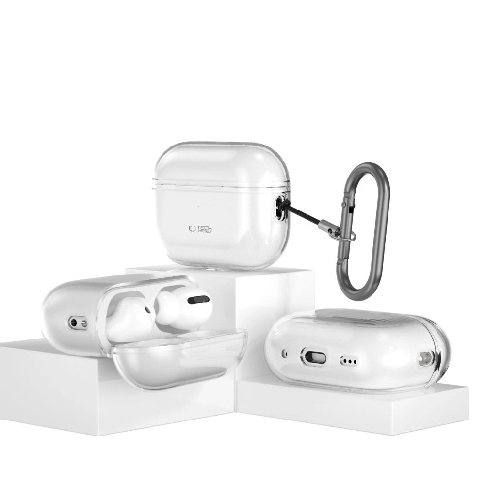 Tech-Protect FlexAir Case for Apple AirPods Pro 1 / 2 - Clear_4
