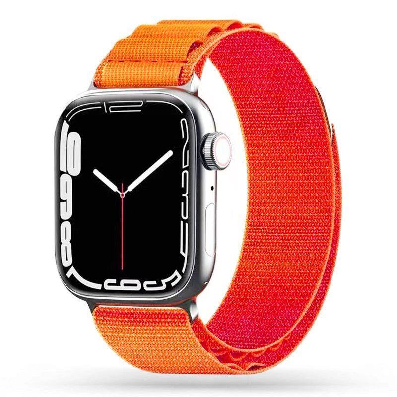 Tech-Protect Nylon Pro Strap for Apple Watch 4 / 5 / 6 / 7 / 8 / 9 / SE / Ultra 1 / 2 (42/44/45/49 mm) - Orange_5