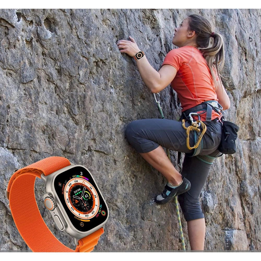 Tech-Protect Nylon Pro Strap for Apple Watch 4 / 5 / 6 / 7 / 8 / 9 / SE / Ultra 1 / 2 (42/44/45/49 mm) - Dark Green_1