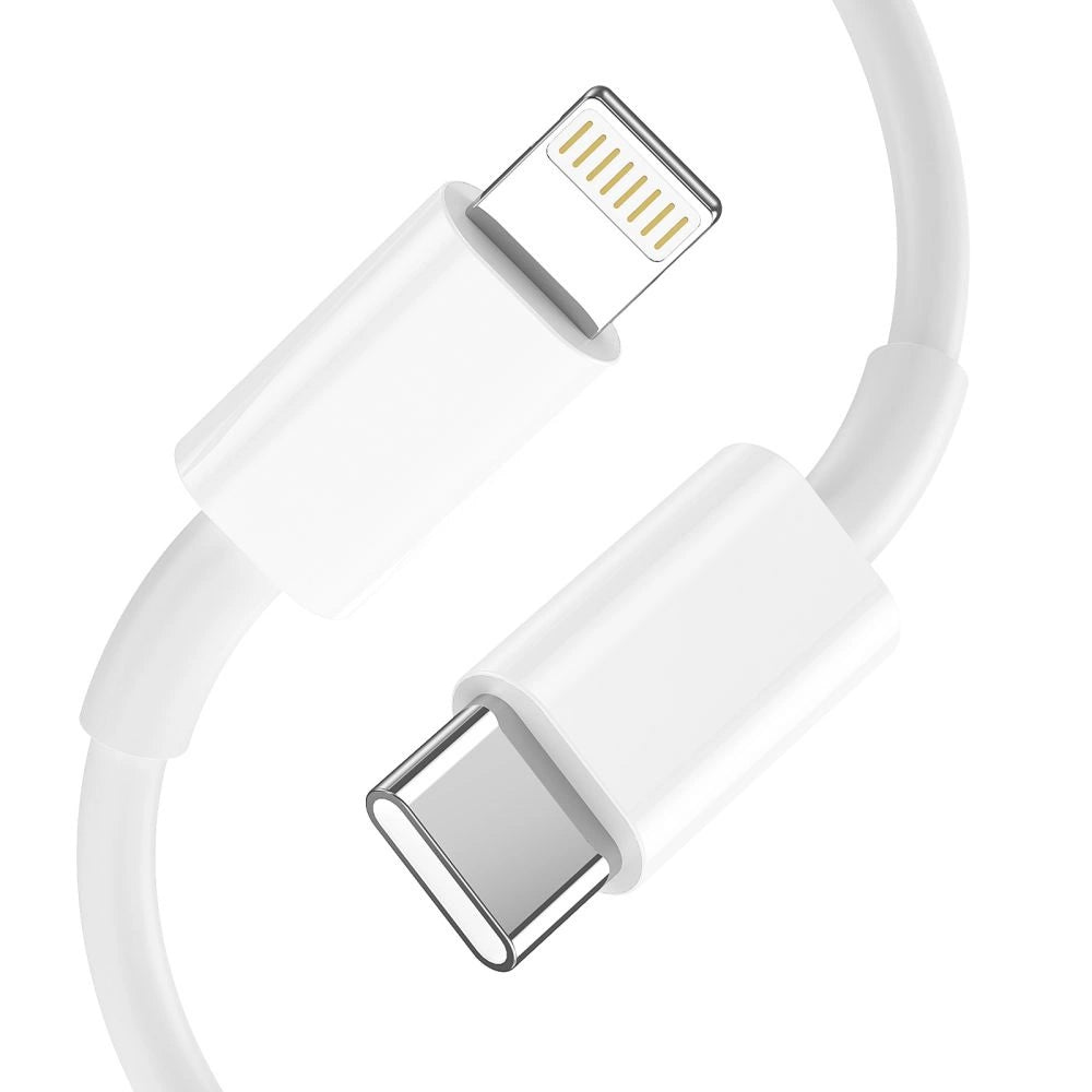 Tech-Protect C20W USB-C PD 20W / USB-A QC 3.0 Charger with USB-C / Lightning Cable - White_3