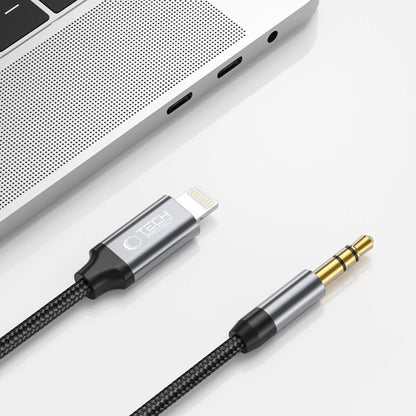 Tech-Protect UltraBoost audio Lightning / mini jack 3.5mm cable 1m - black_1