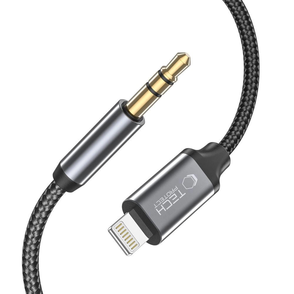 Tech-Protect UltraBoost audio Lightning / mini jack 3.5mm cable 1m - black_2