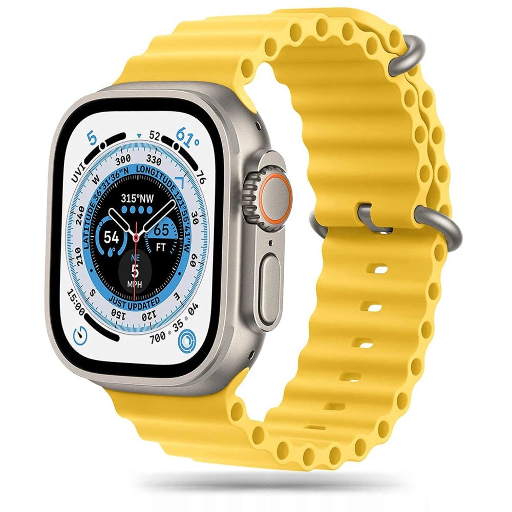 Tech-Protect IconBand Pro Strap for Apple Watch 4 / 5 / 6 / 7 / 8 / 9 / SE / Ultra 1 / 2 (42/44/45/49 mm) - Yellow_0