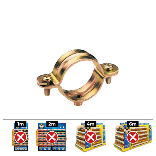 Caixa 100 unid. abraÃ§adeira l Ã¸16x41mm din/ref l celo_0
