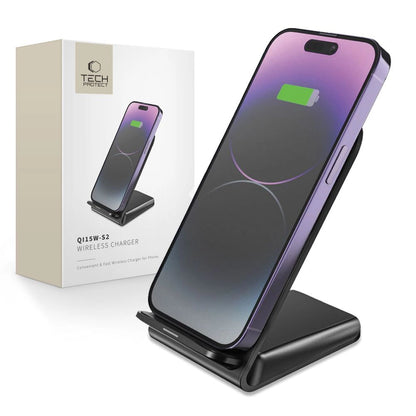 Tech-Protect QI15W-S2 inductive charger 15W in the form of a stand - black_0