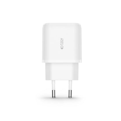 Tech-Protect C20W USB-C PD 20W / USB-A QC 3.0 charger with USB-C / USB-C cable - white_2