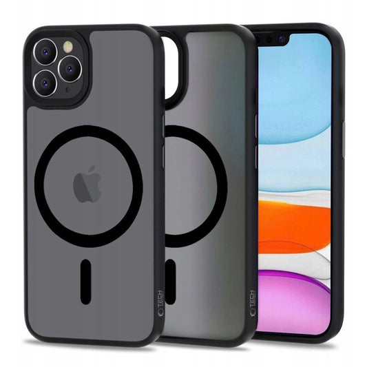 Tech-Protect MagMat MagSafe iPhone 11 Pro Case - Matte Black_0