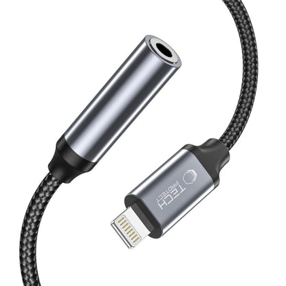 Tech-Protect UltraBoost Lightning / 3.5mm mini jack adapter - black_2