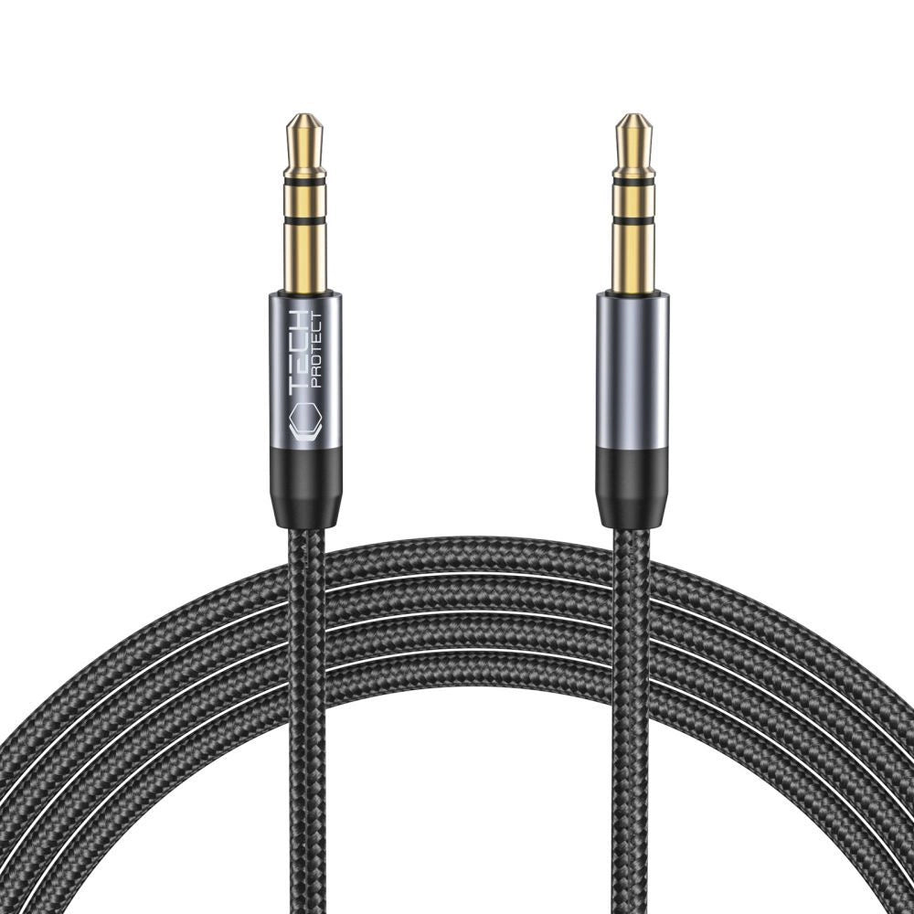 Tech-Protect UltraBoost cable 3.5mm mini jack / 3.5mm mini jack 1.5m - black_0