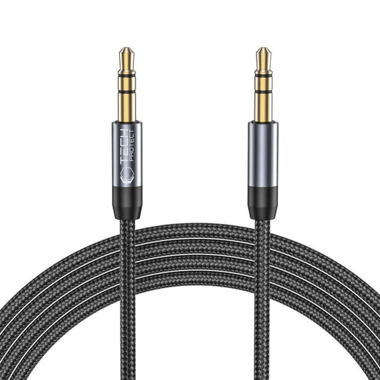 Tech-Protect UltraBoost cable 3.5mm mini jack / 3.5mm mini jack 1.5m - black_0