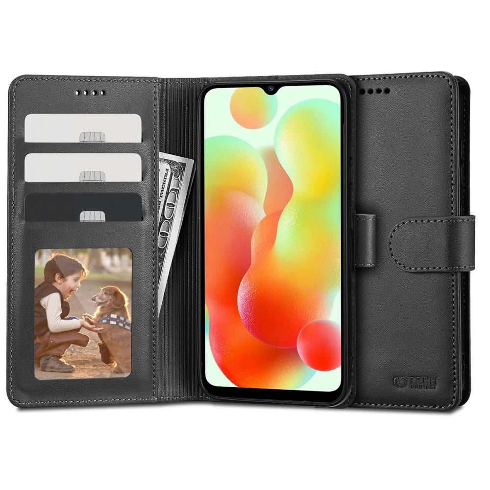 Tech-Protect Wallet case for Xiaomi Redmi 12C - black_0