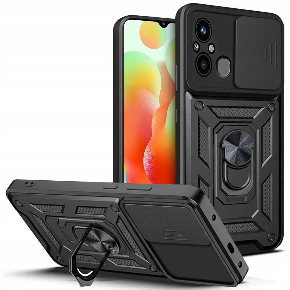 Tech-Protect CamShield Pro Case for Xiaomi Redmi 12C - Black_0