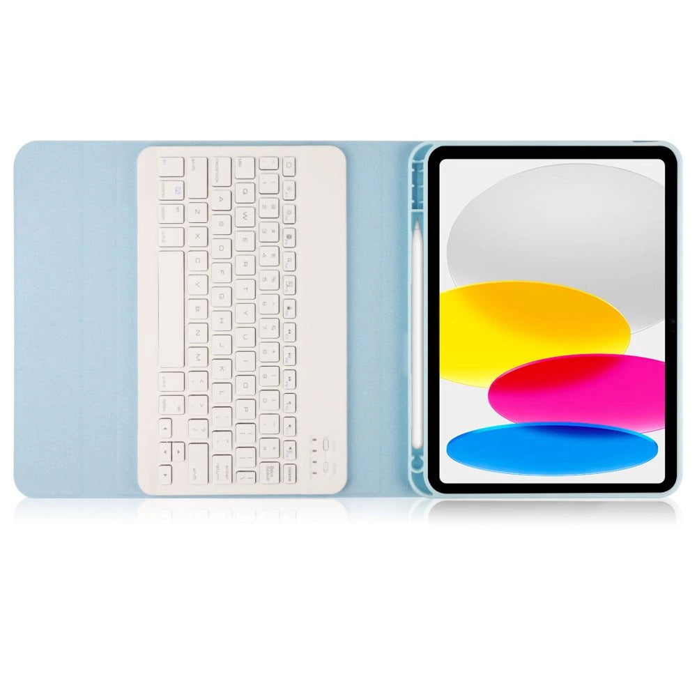 Tech-Protect SC Pen + Keyboard Case with Keyboard for iPad 10.9" 2022 - Light Blue_4