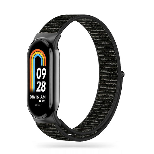 Tech-Protect Nylon Strap for Xiaomi Smart Band 8 / 8 NFC - Black_0