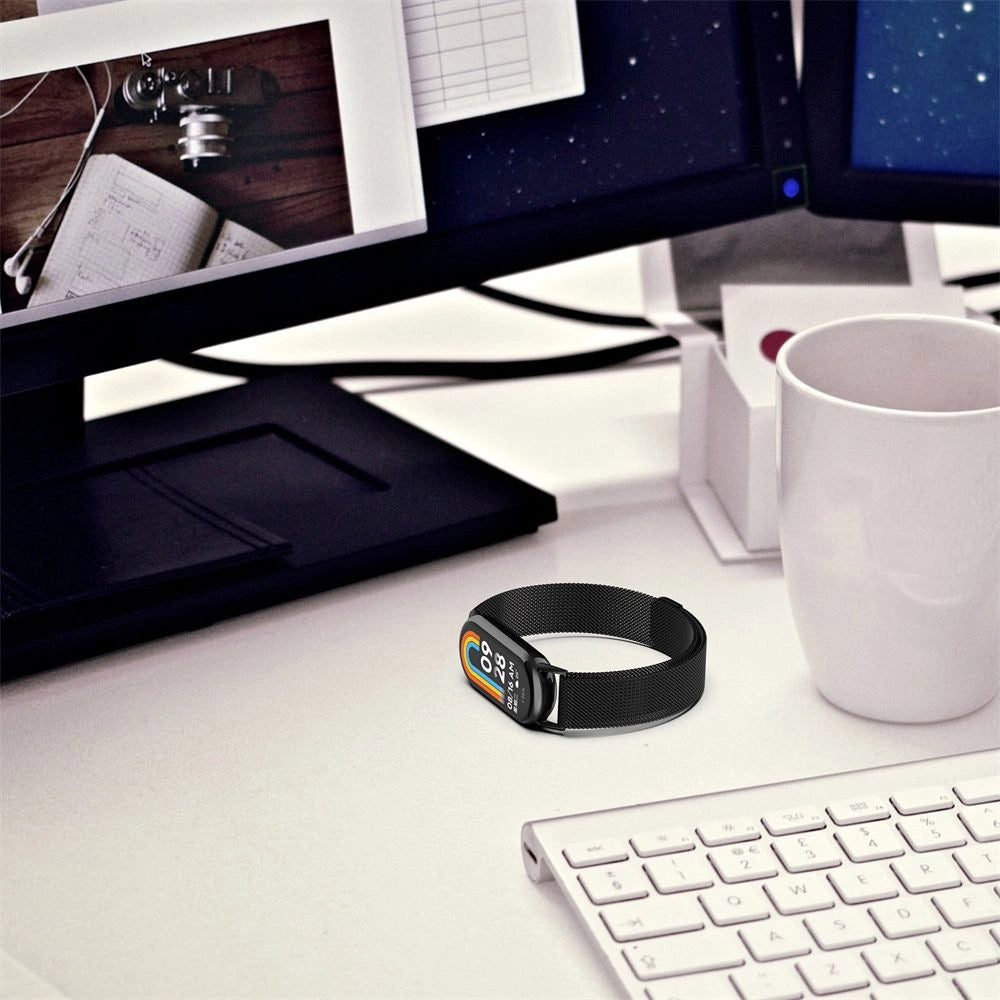 Tech-Protect MilaneseBand Strap for Xiaomi Smart Band 8 / 8 NFC - Black_4