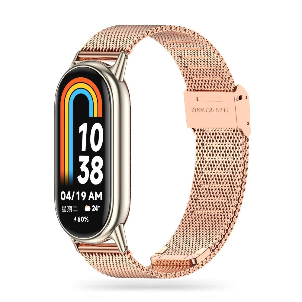Tech-Protect MilaneseBand Strap for Xiaomi Smart Band 8 / 8 NFC - Pink_0