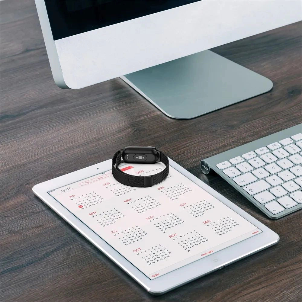 Tech-Protect MilaneseBand Strap for Xiaomi Smart Band 8 / 8 NFC - Pink_2