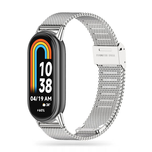 Tech-Protect MilaneseBand Strap for Xiaomi Smart Band 8 / 8 NFC - Silver_0