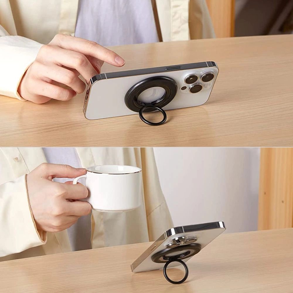 Tech-Protect MMR100 Magnetic Phone Holder/Ring with MagSafe - Gray_5