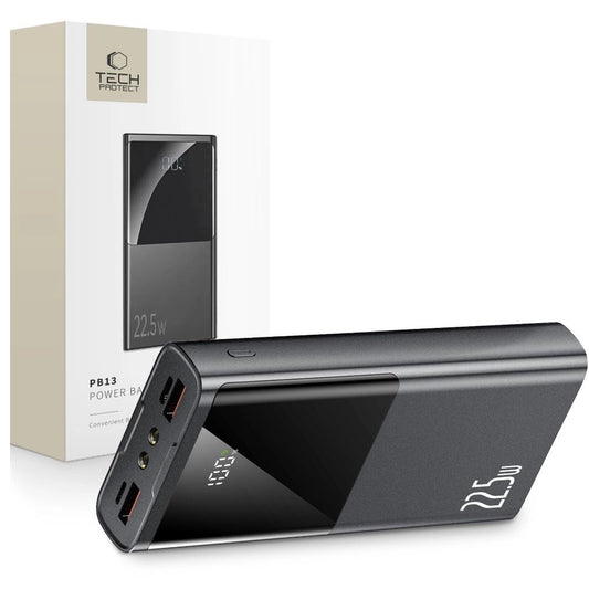 Powerbank Tech-Protect PB13 20000mAh 22.5W 2x USB-A / USB-C / Lightning with USB-C / USB-A cable - gray_0