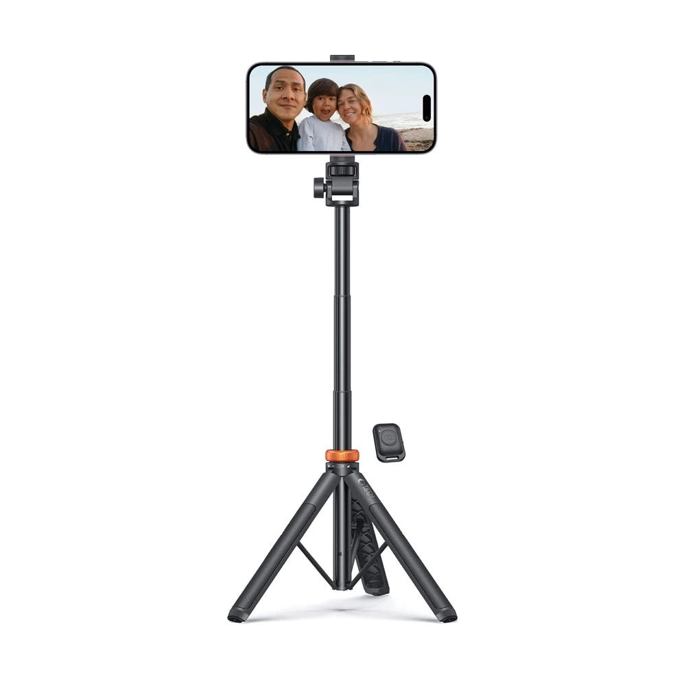 Tech-Protect L03S Bluetooth selfie stick with remote control, tripod up to 148cm and head 180 - black_7