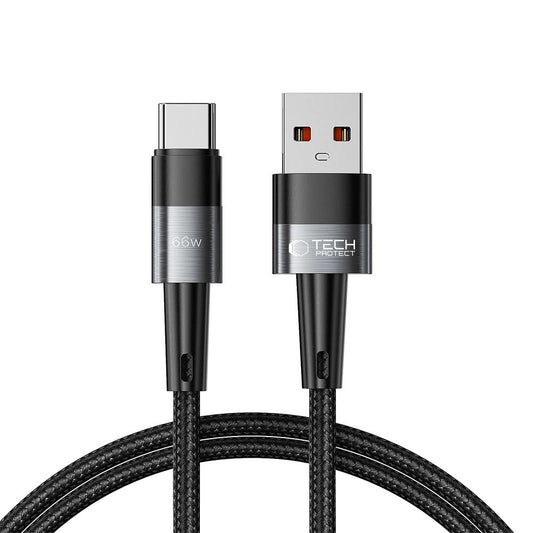 Tech-Protect UltraBoost USB-C / USB-C Cable 66W 6A 1m - Gray_0