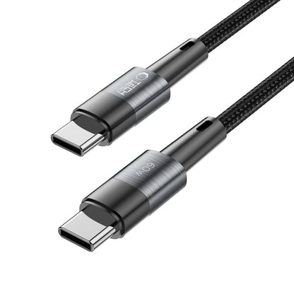 Tech-Protect UltraBoost USB-C / USB-C PD Cable 60W 3A 0.25m - Gray_2