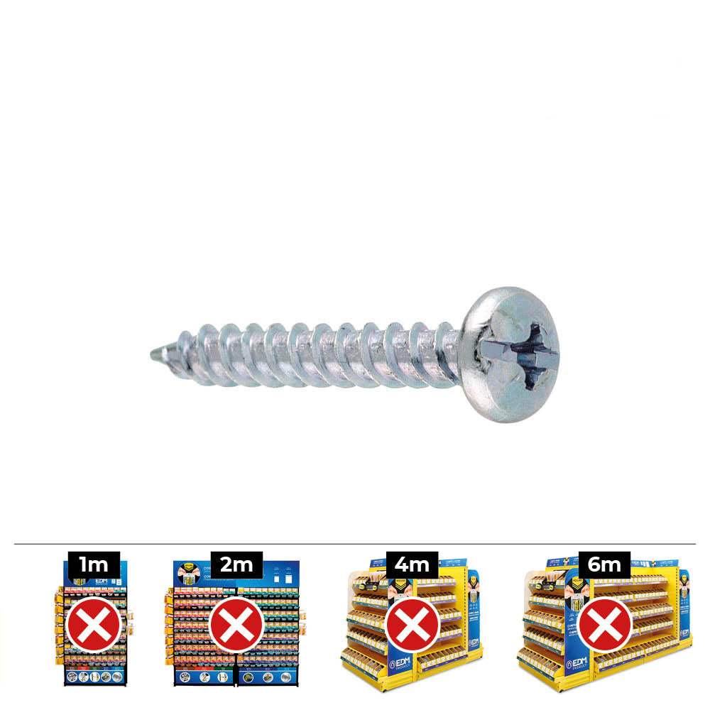 Caixa 100 unid. parafuso tornigrap pz nÂ°37 din/ref tg 4,8x32mm zincado zelo_0