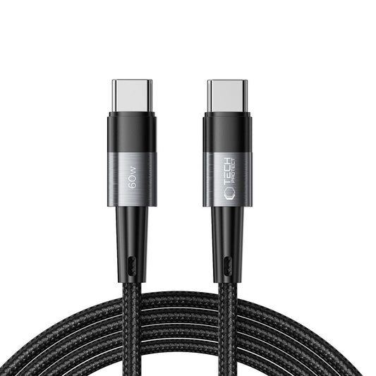 Tech-Protect UltraBoost USB-C / USB-C PD 60W 3A 2m cable - gray_0