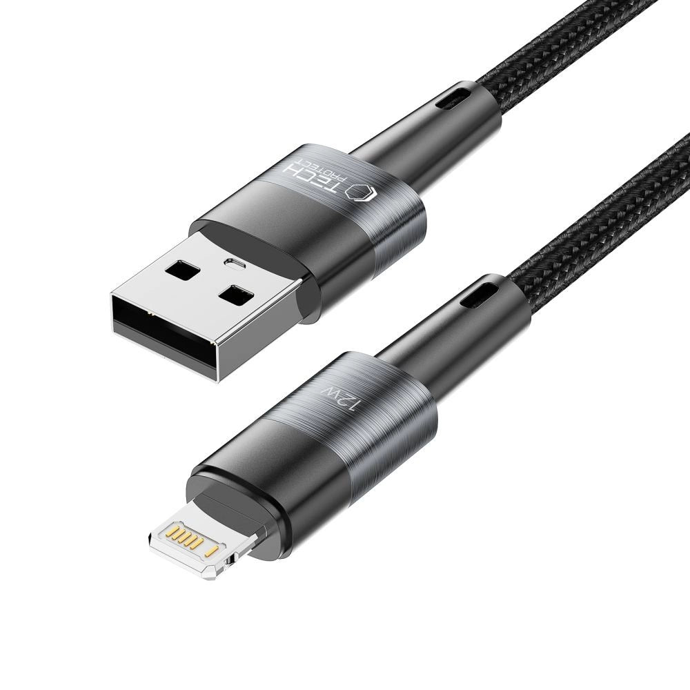 Tech-Protect UltraBoost Lightning / Lightning cable 12W 2.4A 2m - gray_3