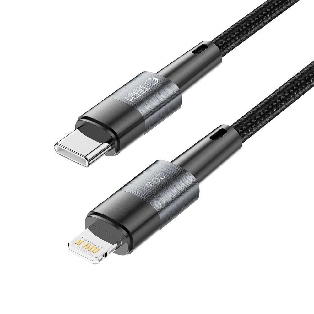 Tech-Protect UltraBoost Lightning / USB-C PD 20W 3A 2m cable - gray_1