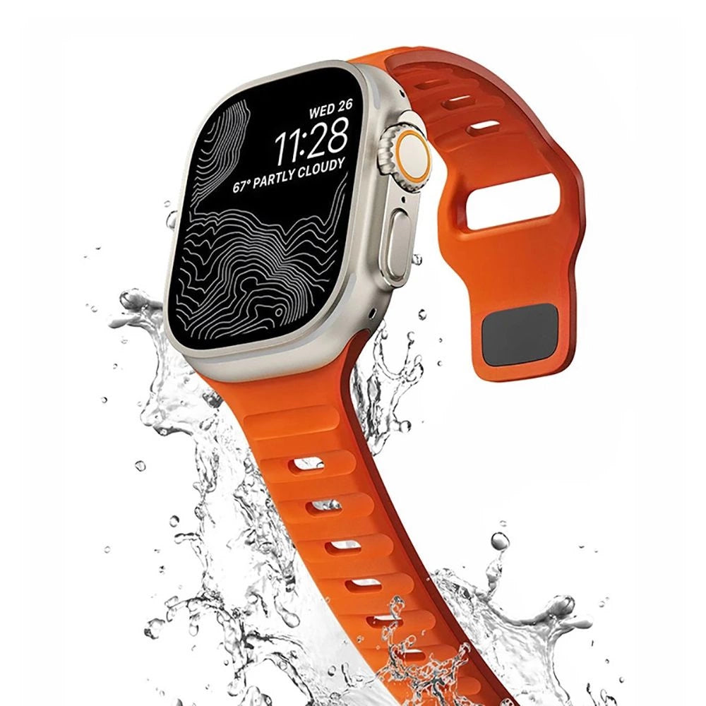 Tech-Protect IconBand Line Strap for Apple Watch 4 / 5 / 6 / 7 / 8 / 9 / SE / Ultra 1 / 2 (42/44/45/49 mm) - Orange_1