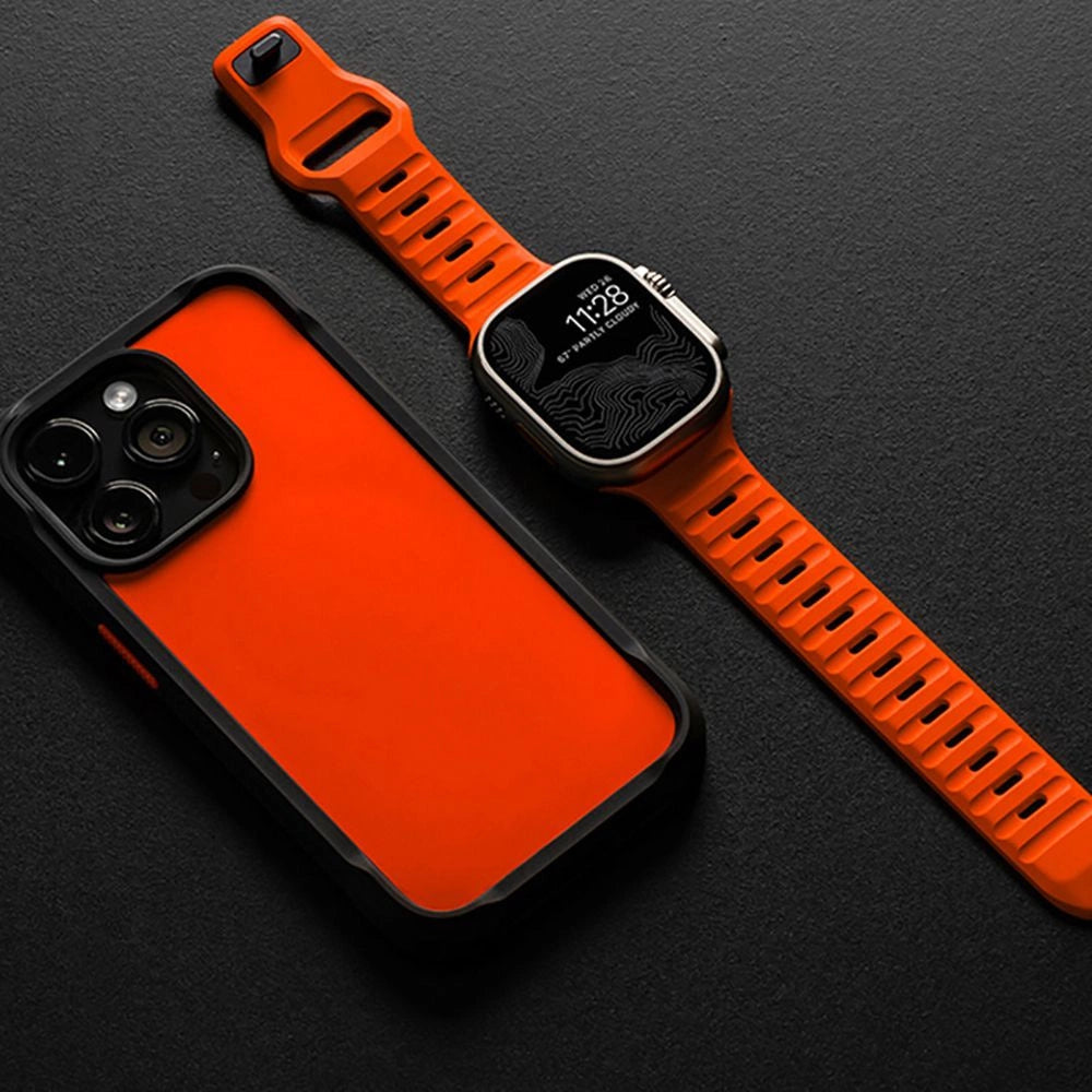 Tech-Protect IconBand Line Strap for Apple Watch 4 / 5 / 6 / 7 / 8 / 9 / SE / Ultra 1 / 2 (42/44/45/49 mm) - Orange_3