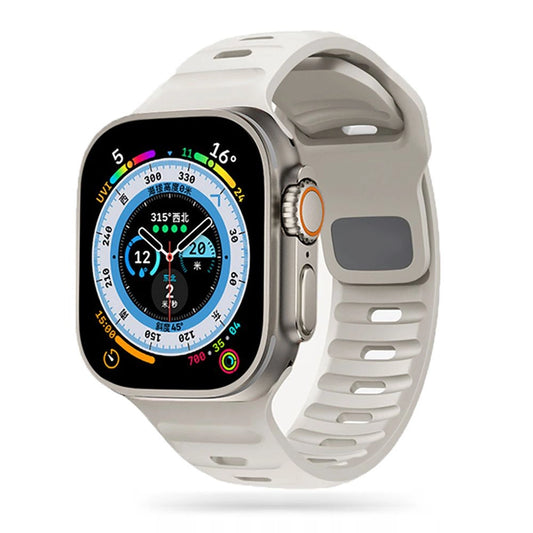 Tech-Protect IconBand Line Strap for Apple Watch 4 / 5 / 6 / 7 / 8 / 9 / SE / Ultra 1 / 2 (42/44/45/49 mm) - Beige_0