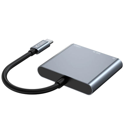 HUB Tech-Protect V1 3in1 USB-C - USB-A 3.0 / USB-C PD 100W / HDMI 4K 30Hz - gray_2