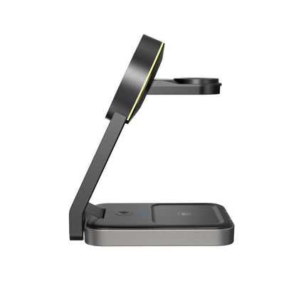 Tech-Protect QI15W-A28 MagSafe 3in1 Inductive Charger with Smartphone / Apple Watch / AirPods Stand - Black_2