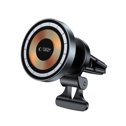 Tech-Protect MM15W-V5 Car Phone Holder with MagSafe 15W Inductive Charger for Air Vent - Black_2
