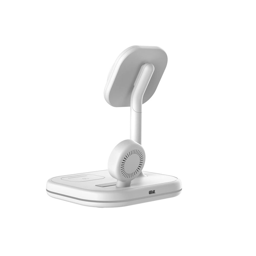 Tech-Protect QI15W-A27 3-in-1 inductive charger with MagSafe stand for smartphone / Apple Watch / AirPods - white_4