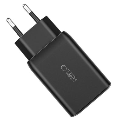 Tech-Protect C65W charger 2x USB-C PD 65W / USB-A QC 3.0 - white_3