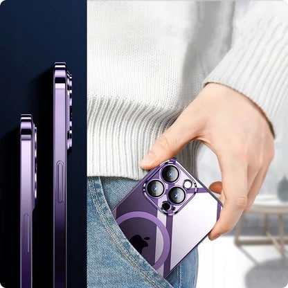 Tech-Protect MagShine Line MagSafe iPhone 14 Pro Case - Purple_4