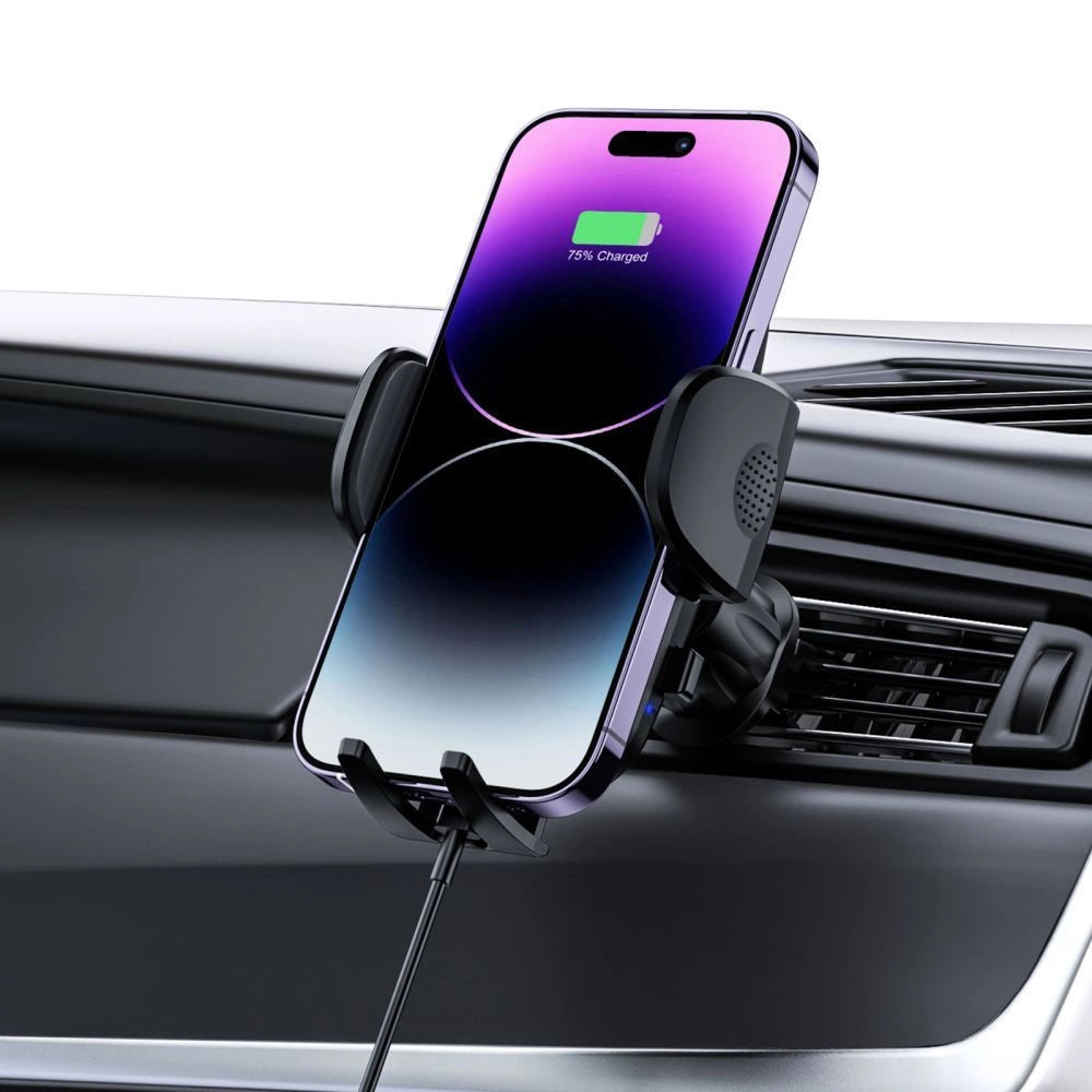 Tech-Protect CM15W-V1 Car Phone Holder with 15W Inductive Charger for Cockpit/Air Vent - Black_6